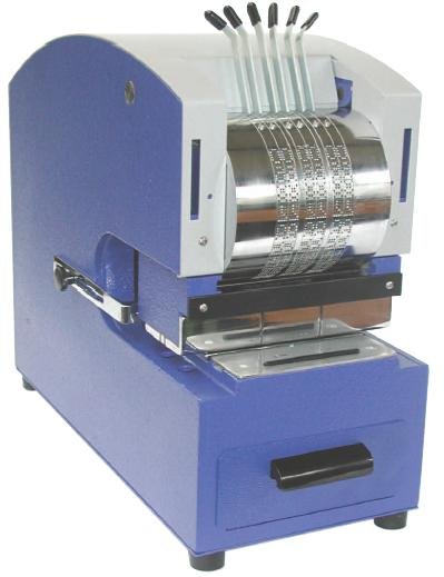 Text perforating machine